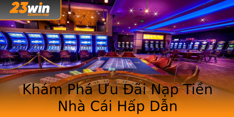 Khám Phá Ưu Đãi Nạp Tiền Nhà Cái Hấp Dẫn Khám Phá Ưu Đãi Nạp Tiền Nhà Cái Hấp Dẫn
